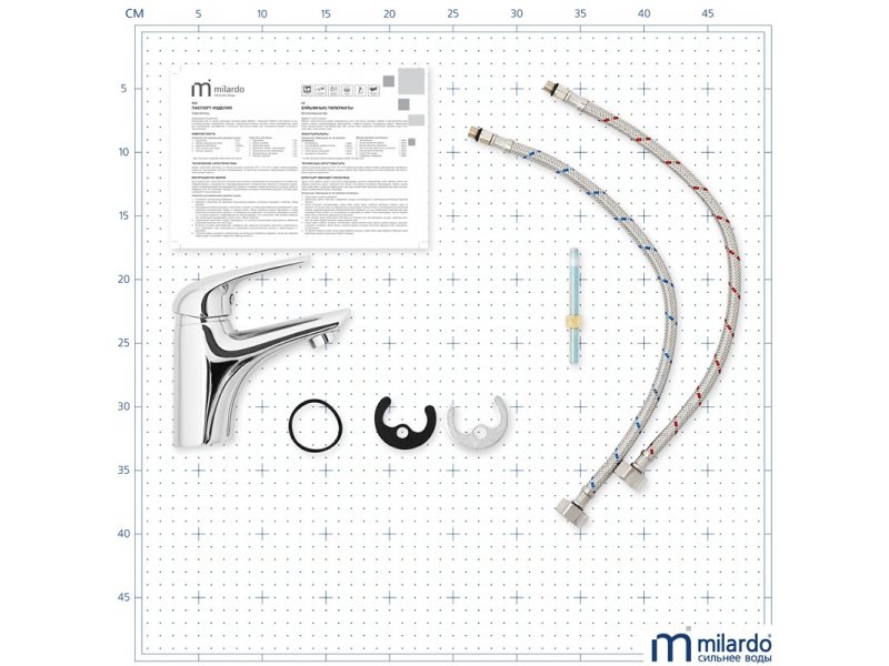 Купить Смеситель Milardo Baffin BA16209C MI для раковины