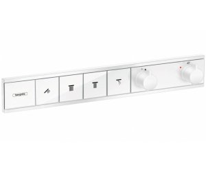 Смеситель Hansgrohe RainSelect для душа термостатический, белый матовый, 15382700