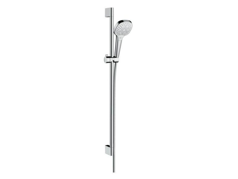 Купить Душевой гарнитур Hansgrohe Croma Select E Multi EcoSmart 26591400, штанга 90 см, белый/хром