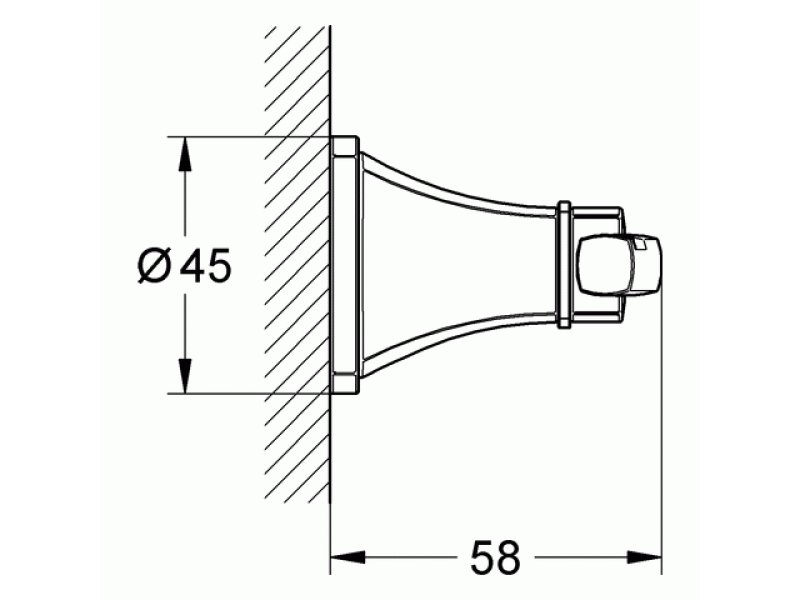 Купить Крючок Grohe Grandera 40631000, хром