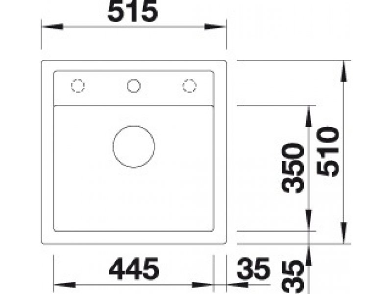 Купить Мойка Blanco Dalago 5-F 518531 алюметаллик