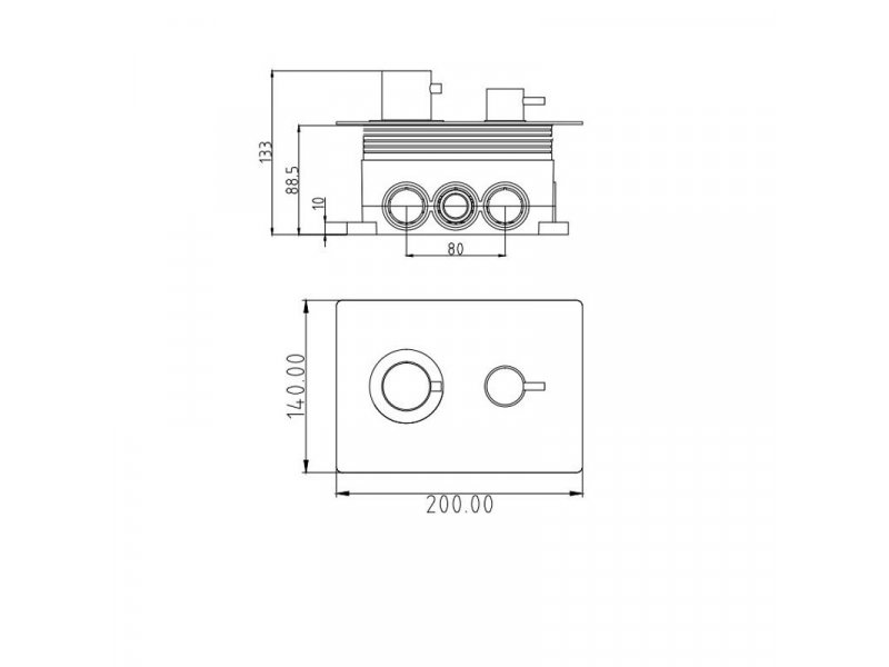 Купить Смеситель Gllon GL-CM-S-2-T