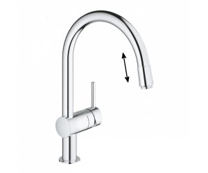 Смеситель Grohe Minta 32918000 кухонный для мойки, хром