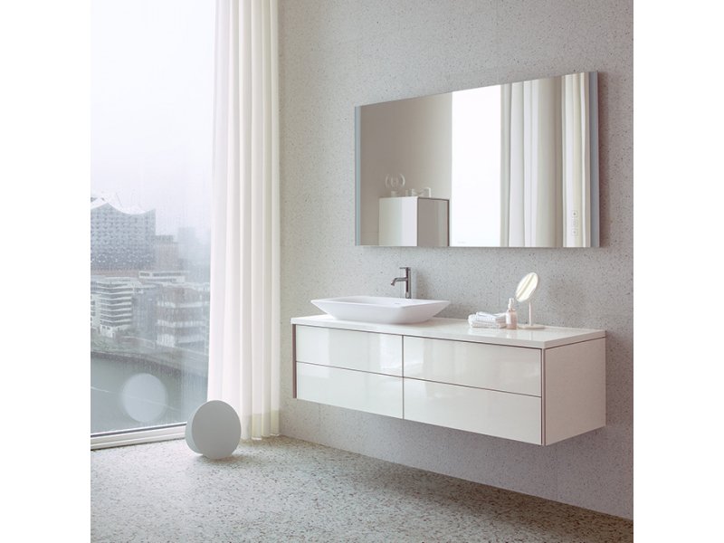 Купить Зеркало Duravit XViu XV70470B1B1 162 x 4 x 80 см с подсветкой, с эффектом Memory, шампань матовый