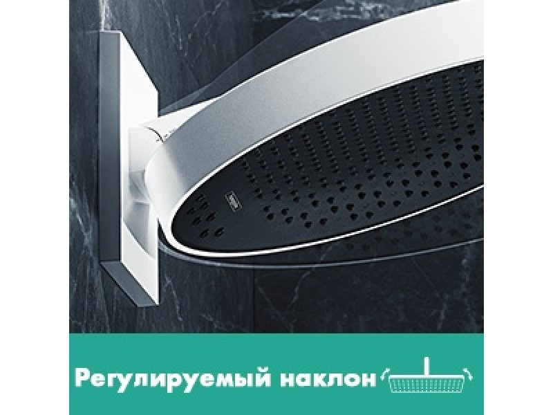 Купить Верхний душ Hansgrohe Rainfinity 26234700, 360 x 360 мм, 3 режима струи, с держателем, белый матовый