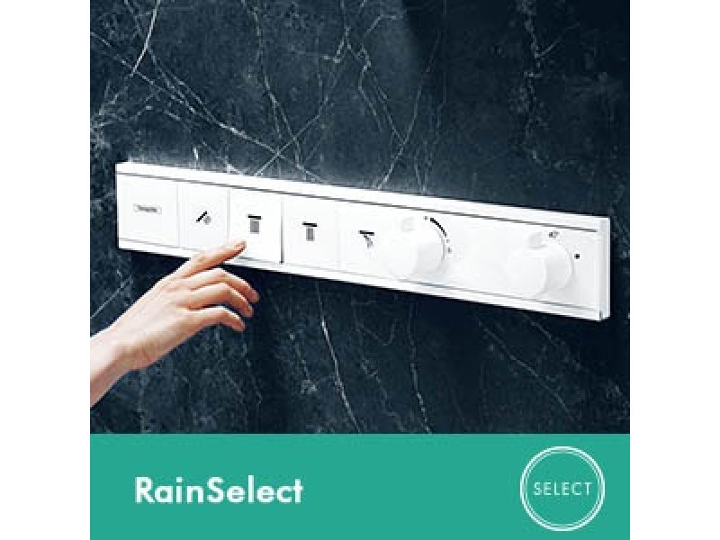 Купить Верхний душ Hansgrohe Rainfinity 26234700, 360 x 360 мм, 3 режима струи, с держателем, белый матовый