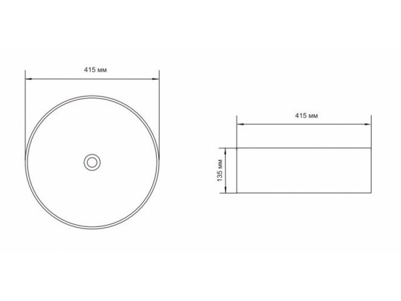 Купить Раковина Aquanet Moon-1-MB 41.5 см, накладная, черный, 245827