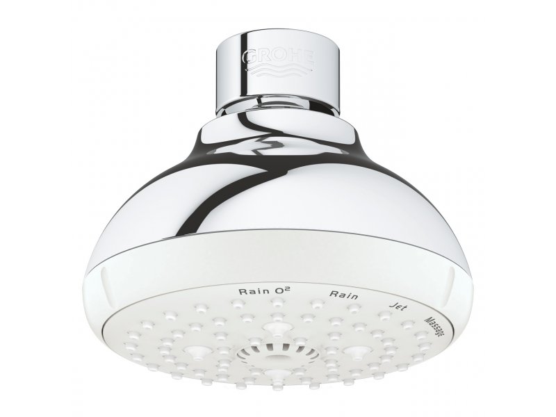 Купить Верхний душ Grohe New Tempesta 100 IV 27606001 (27606000), 100х100 мм, 4 режима струи, без держателя