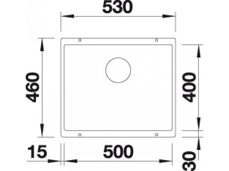 Купить Мойка Blanco Subline 500-U 523441, кофе SILGRANIT