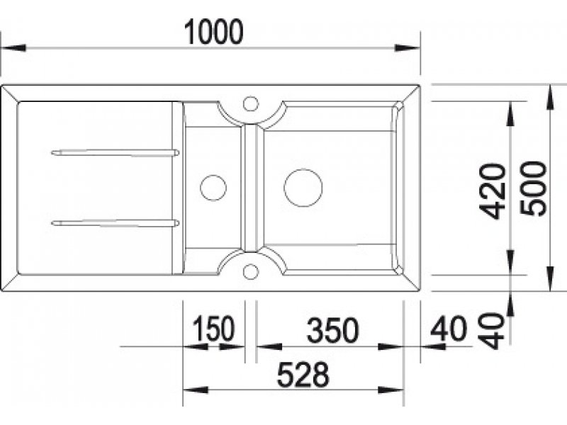 Купить Мойка Blanco Idessa 6S 516001, матовый белый