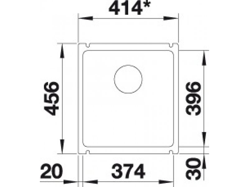 Купить Мойка Blanco Subline 375-U 523728, белый матовый