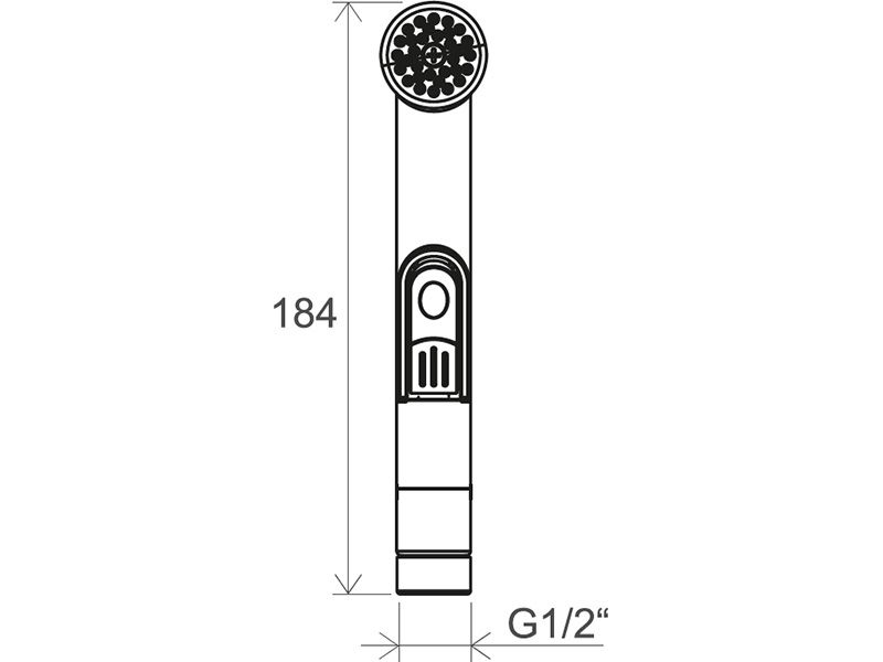 Купить Лейка для гигиенического душа Ravak BM 040 962.00, хром, X07P269