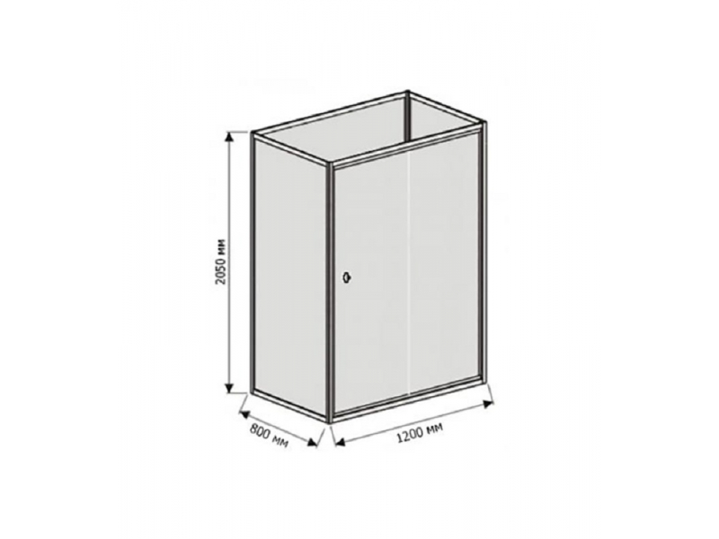 Купить Душевая кабина RGW OLB-207, 120 x 80 см, профиль - белый