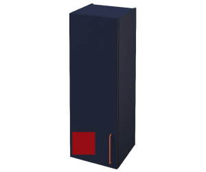 Шкаф-пенал Jacob Delafon Odeon Rive Gauche 40 см, EB2571G/D-RX-S08, цвет тёмно-красный сатин, ручки на выбор, петли слева/справа