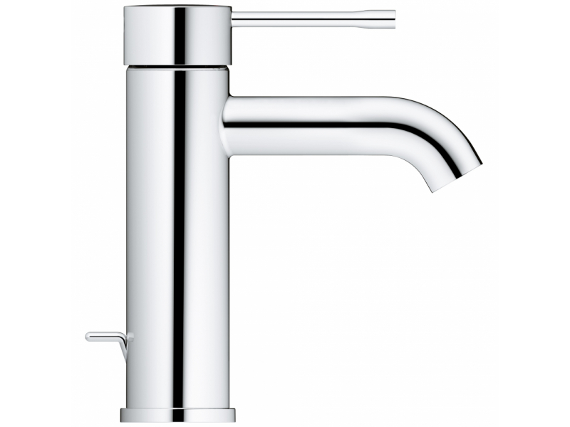 Купить Смеситель Grohe Essence+ 23591001, для раковины, с донным клапаном, низким изливом и энергосберегающим картриджем, хром