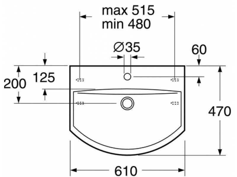 Купить Раковина Gustavsberg Logic 5194, 51949901, 61*47 см