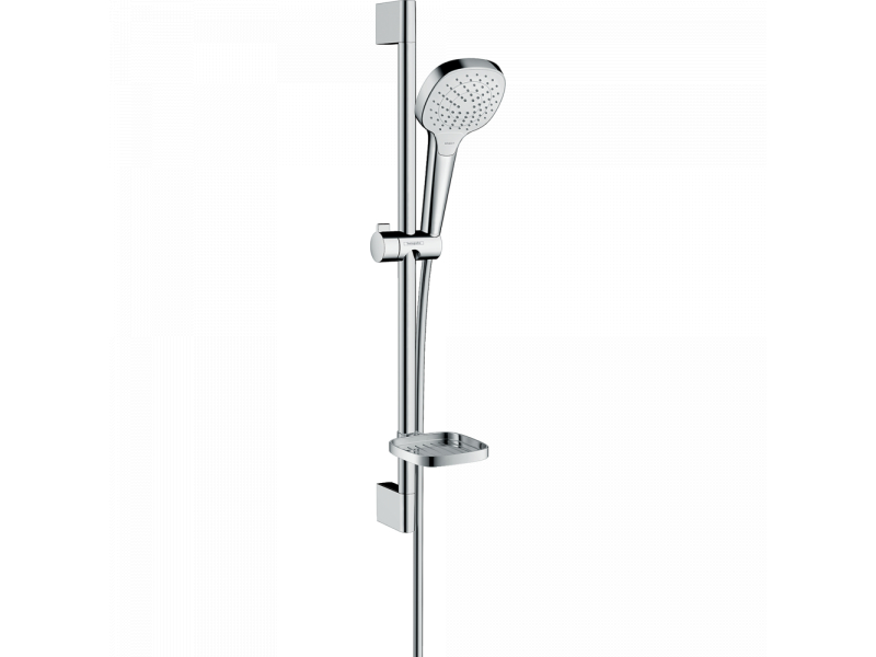 Купить Душевой набор Hansgrohe Croma Select Е Vario и мыльница Casetta 26586400, белый/хром