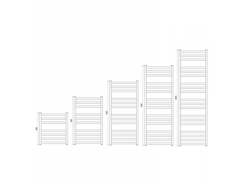 Купить Полотенцесушитель электрический Grota Vento 48 x 180 см, ширина 48, высота 180 см