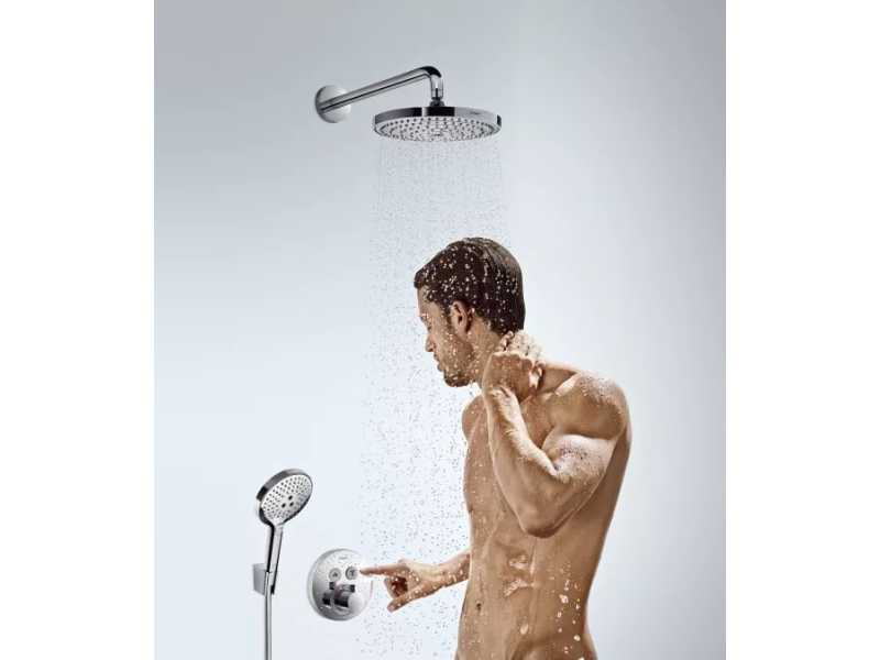 Купить Душевой гарнитур Hansgrohe Raindance Select S 120, 90 см, белый/хром (26322400)