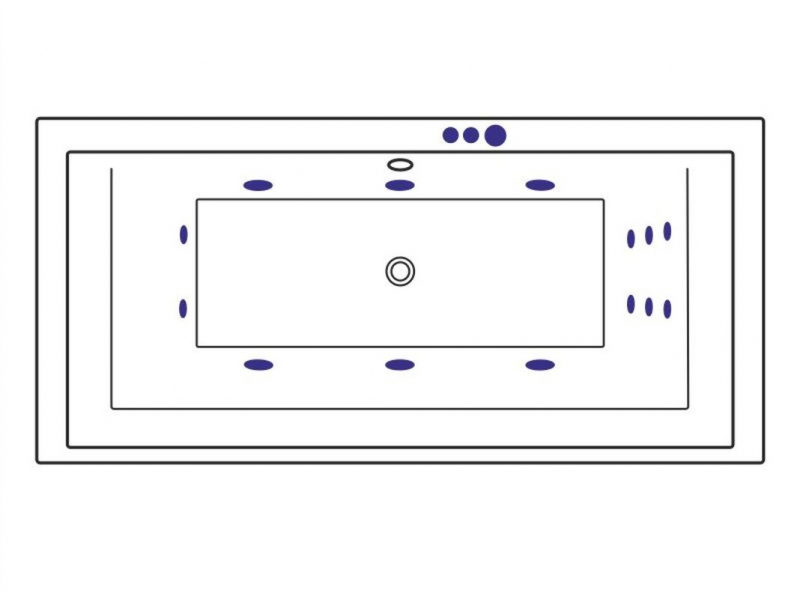 Купить Ванна гидромассажная Excellent Crown Grand 190 x 90 см, SMART, хром, каркас в подарок