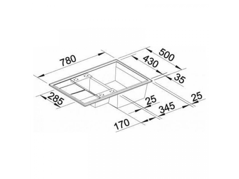 Купить Кухонная мойка Blanco Metra 6 S Compact Silgranit PuraDur (мускат), 521891