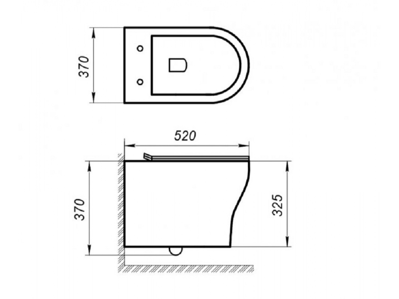 Унитаз подвесной belbagno uno bb3105chr