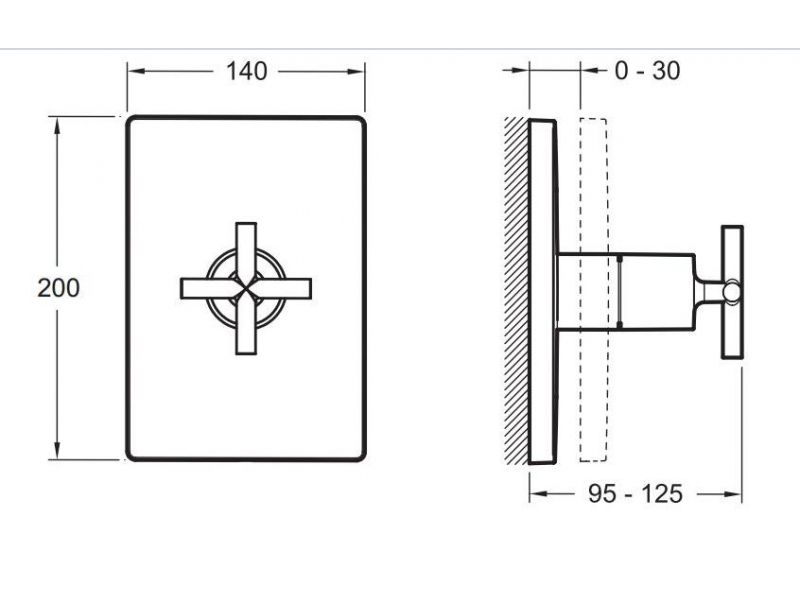 Купить Переключатель потоков Jacob Delafon Modulo Classic E98736-CP на три потребителя