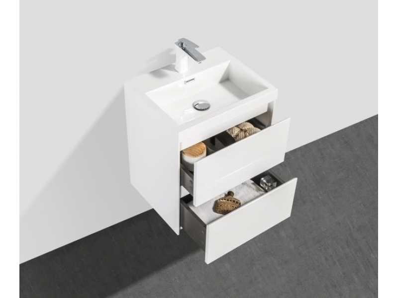 Купить Тумба под раковину BelBagno Pietra Mini PIETRA MINI-500-2C-SO-BL 50 см, белый глянцевый ( Bianco Lucido)