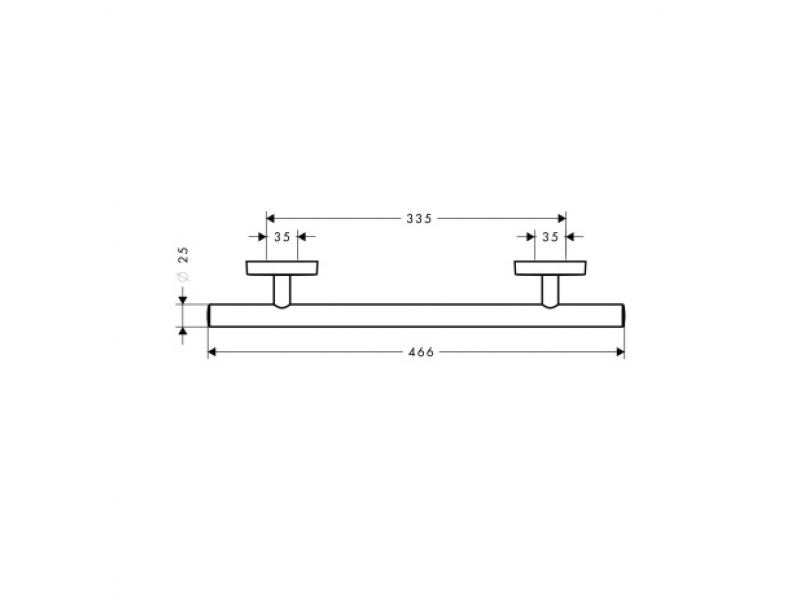 Купить Поручень Hansgrohe PuraVida 41513000