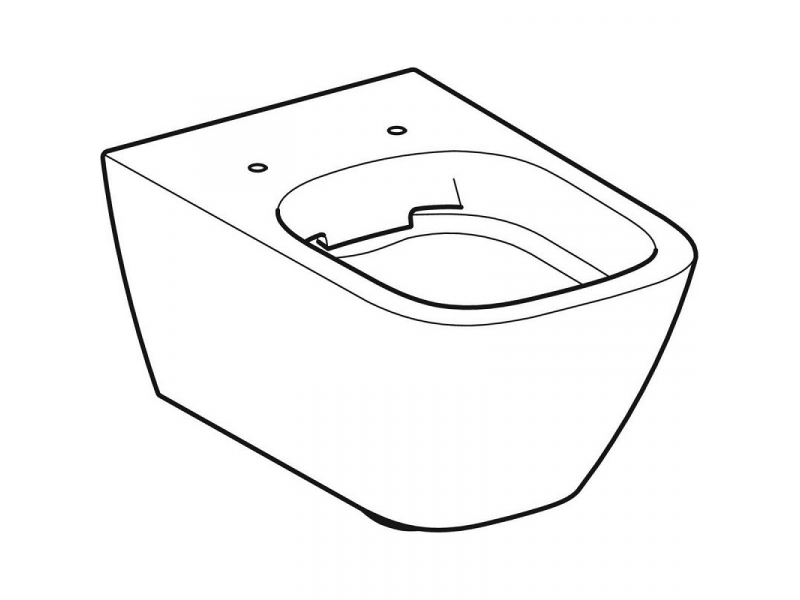 Купить Подвесной унитаз Geberit Smyle Square, безободковый, белый, 500.208.01.1