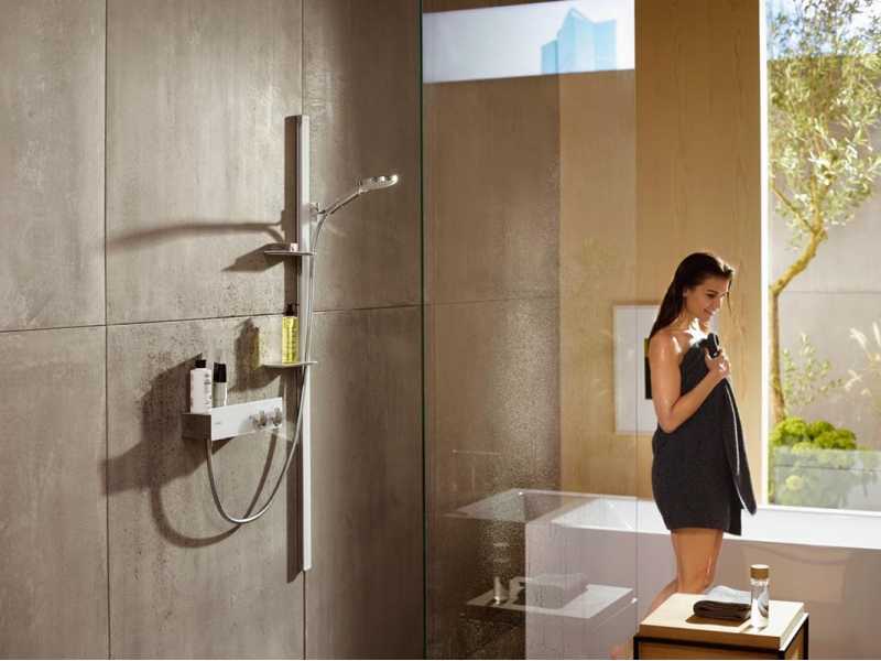 Купить Душевой гарнитур Hansgrohe Raindance Select S 27646400, белый/хром