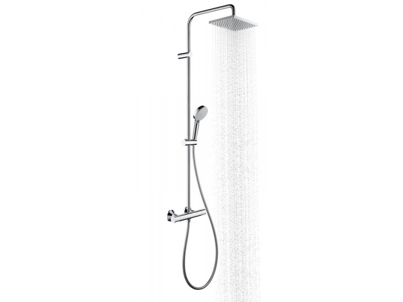 Купить Душевая система Hansgrohe Vernis Shape Showerpipe 230 1jet с термостатом, хром, 26286000