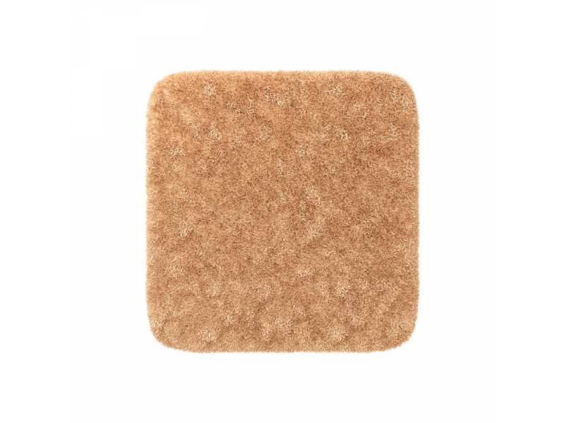 Купить Коврик WasserKraft Kammel напольный, цвет - коричневый, 55 х 57 см, BM-8343 Caramel Cream