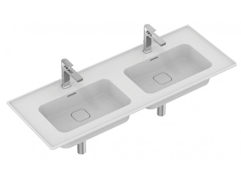 Купить Раковина двойная Ideal Standard Strada II Vanity 124 см, белый, T300501