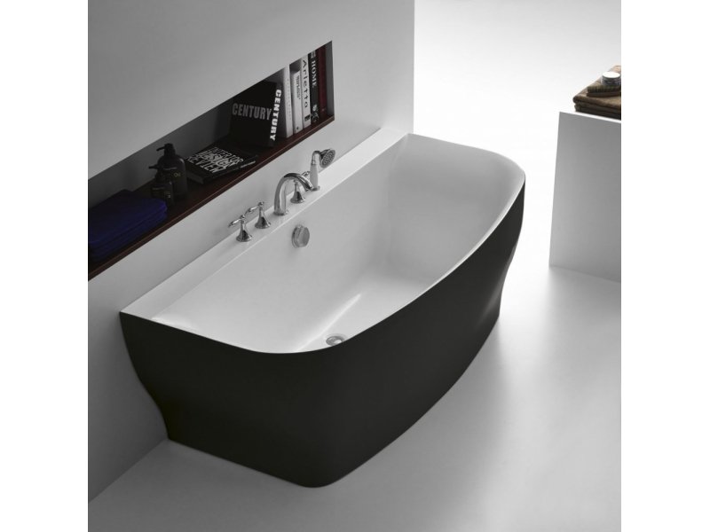 Купить Ванна акриловая BelBagno BB74-NERO, 165 х 80 см