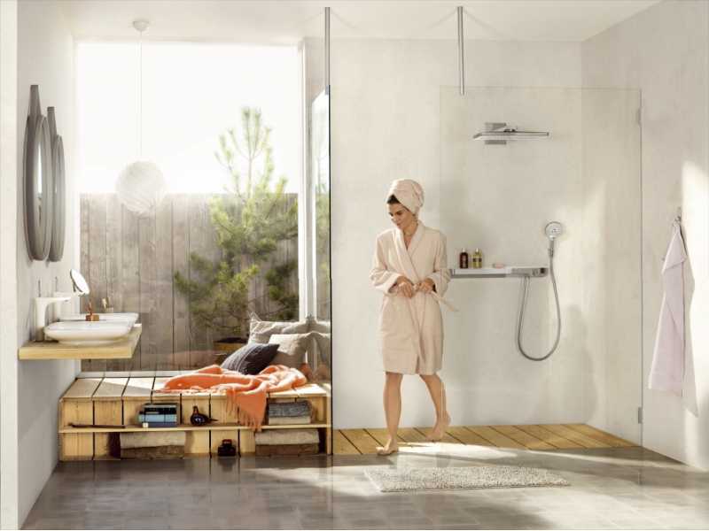 Купить Термостат Hansgrohe PuraVida Highflow для душа, хром, 15772000