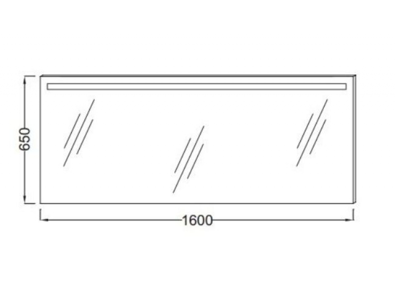 Купить Зеркало Jacob Delafon 160 см, с подсветкой и защитой от запотевания, EB1173-NF