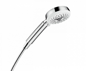 Ручной душ Hansgrohe Crometta 100 Multi 26823400, белый/хром