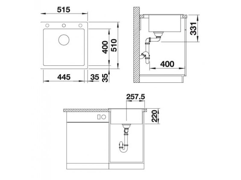 Купить Мойка кухонная Blanco Pleon 5 Silgranit 525304