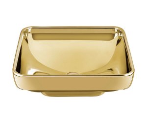 Раковина Vitra Water Jewels 4441B072-0016 40 см встраиваемая, цвет золото