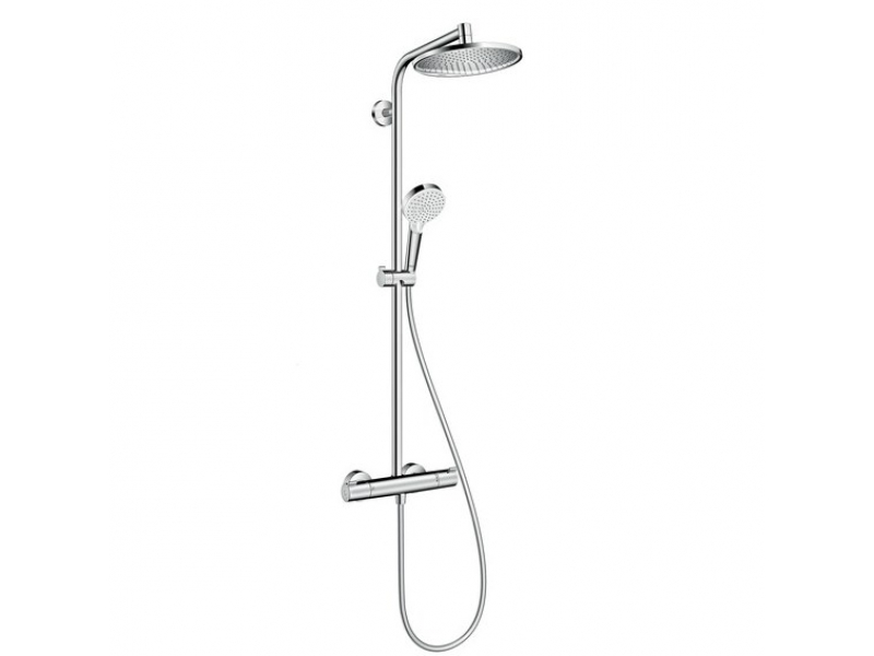 Купить Душевая система Hansgrohe Crometta S 240 1jet Showerpipe 27267000 с термостатом, хром