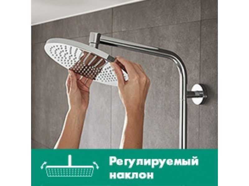 Купить Душевая система Hansgrohe Crometta S 240 1jet Showerpipe 27267000 с термостатом, хром