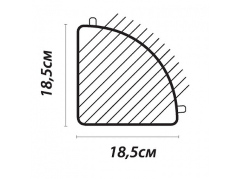 Купить Полка угловая Fixsen FX-858-3 трехэтажная, антик