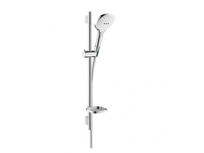 Купить Душевой гарнитур Hansgrohe Raindance Select E 120 26622400, хром/белый