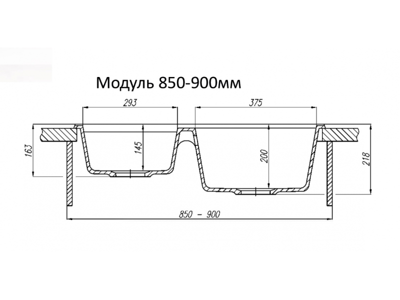 Купить Кухонная мойка Акватон Делия 78 DBL 1A723132DE280 78 x 52 x 21.8 см, кофе