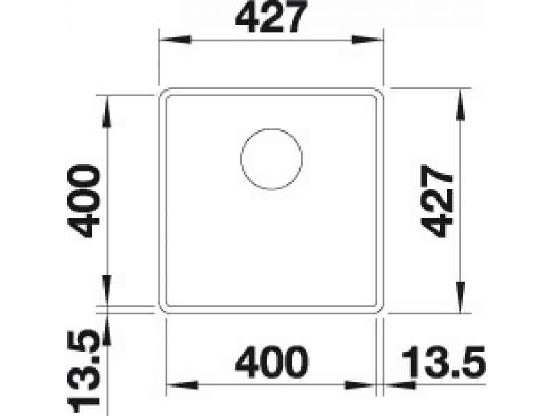 Купить Мойка Blanco Subline 400-F 523475 антрацит