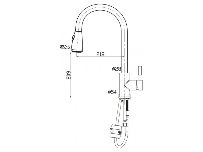 Купить Смеситель для кухни BelBagno Nova BB-LAM31-IN