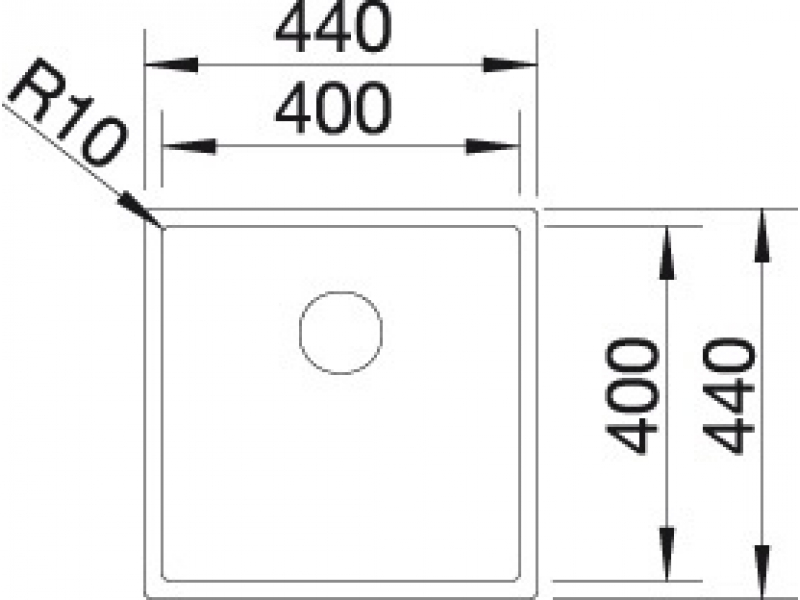 Купить Мойка Blanco Claron 400-U 517213