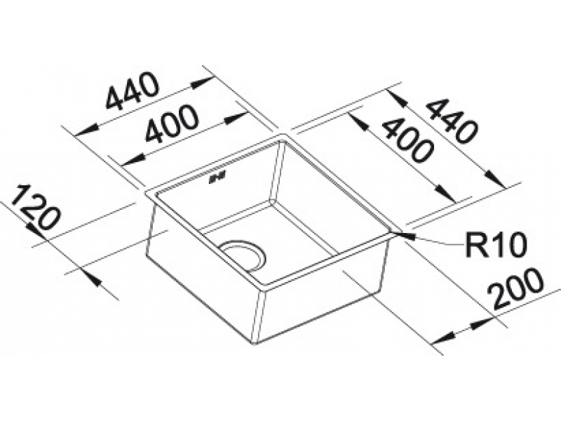 Купить Мойка Blanco Claron 400-U 517213