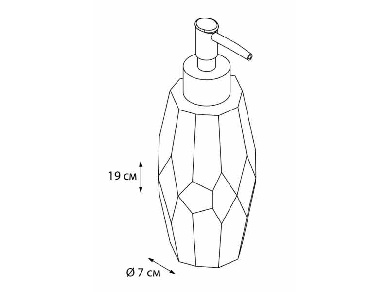 Купить Дозатор для жидкого мыла Fixsen Flat белый, хром, FX-290-1